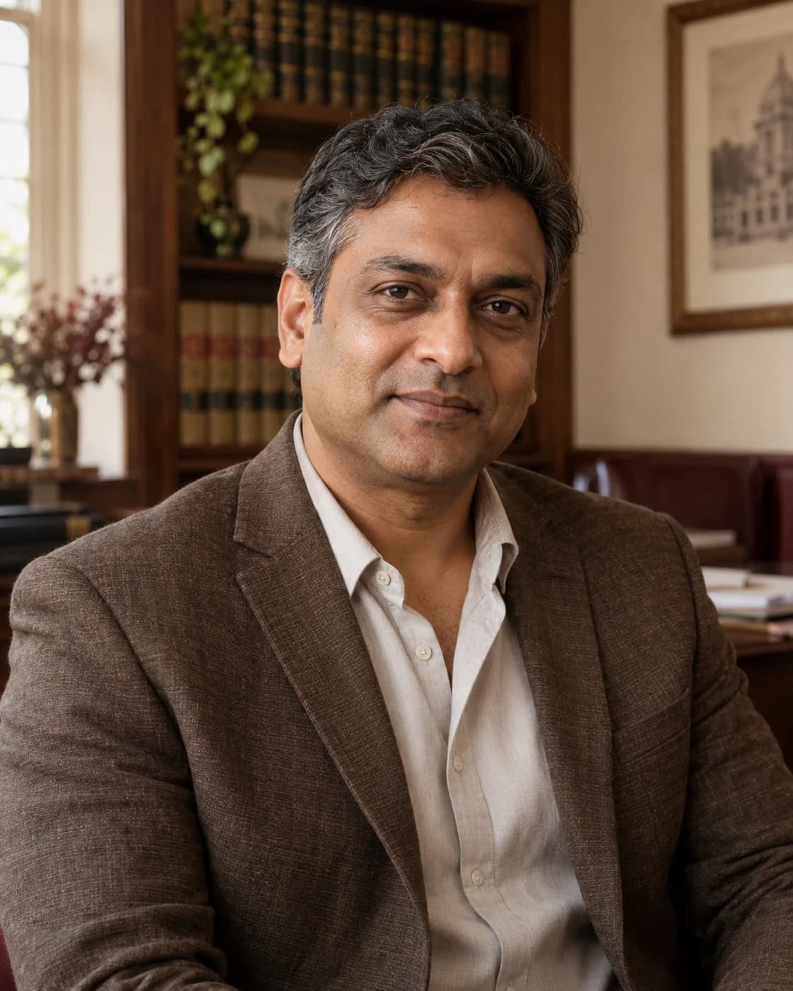 Fictional portrait of Arjun P.